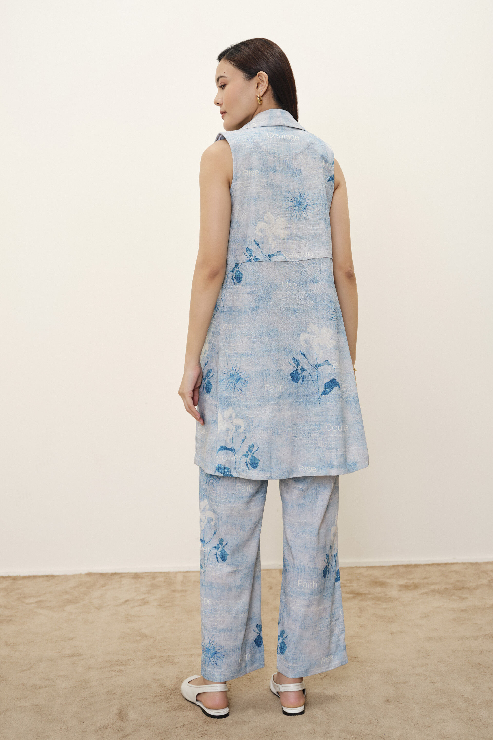 Aqua Affirmation Co-ord Set, Blue, image 6